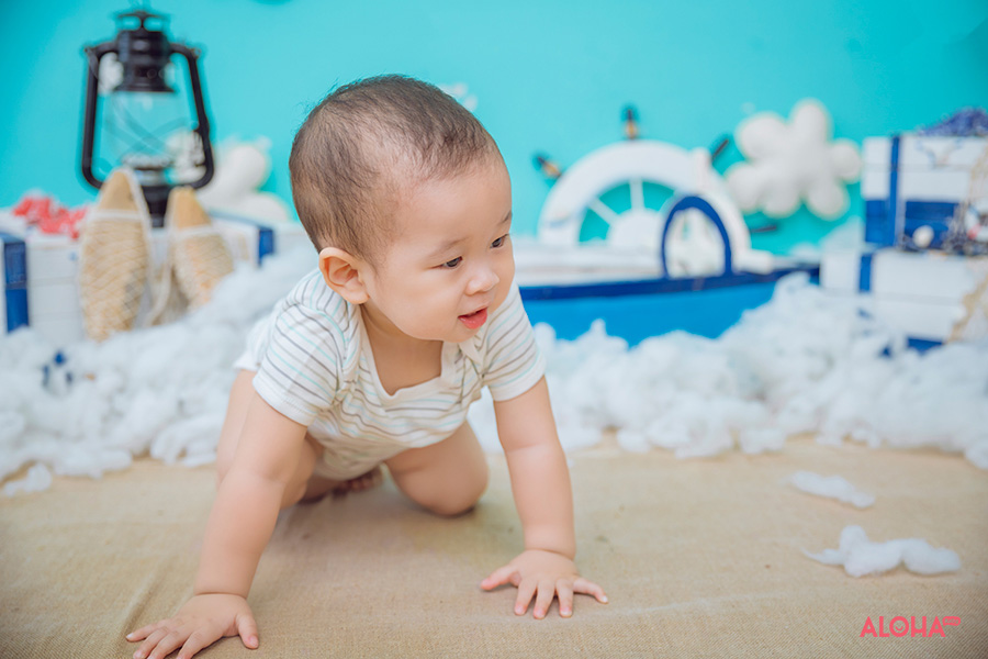 album ảnh gia đình bé nhật minh